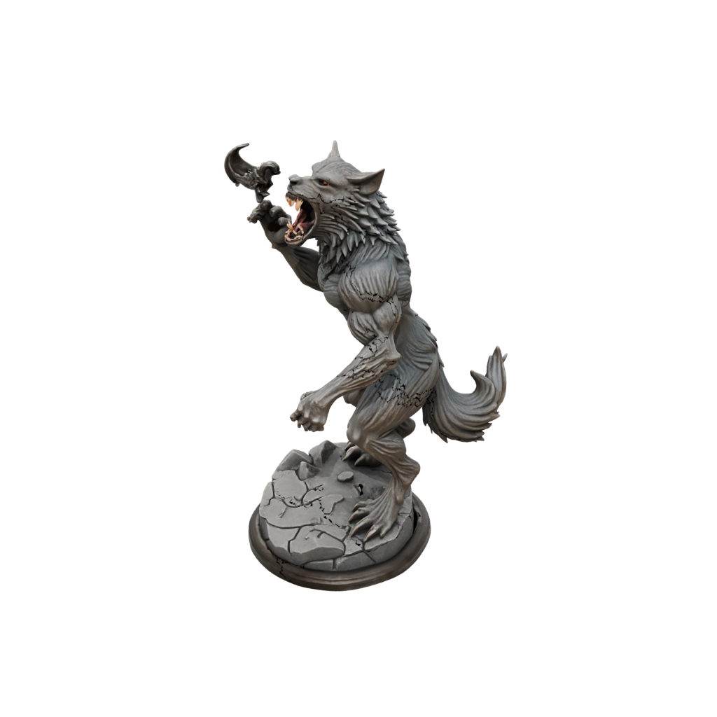 Jumbo Scene Werewolf Mid-Howl
