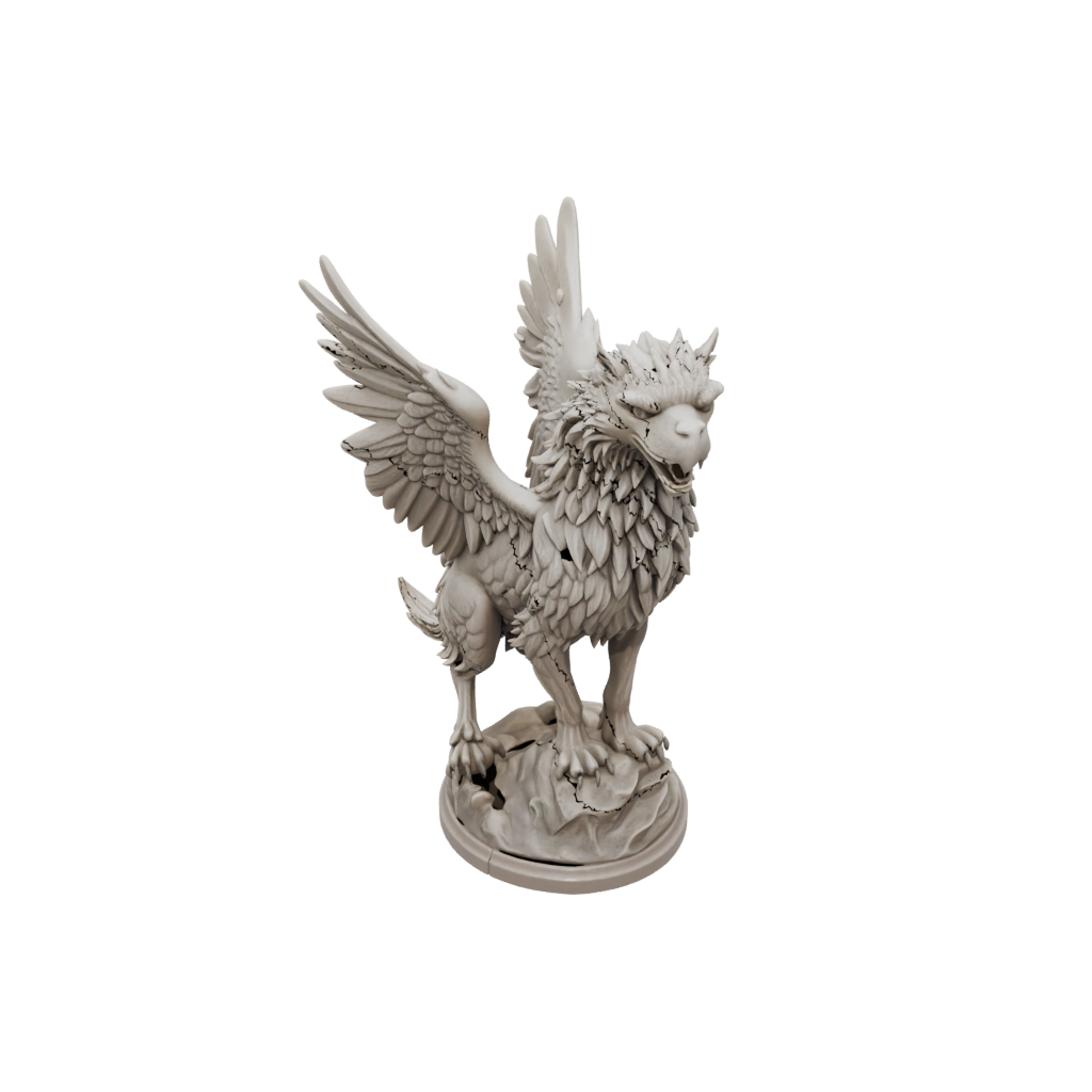 Jumbo Griffin Statue