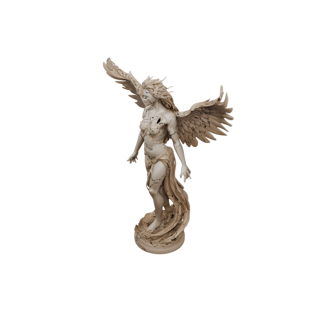 Jumbo Phoenix Rising Sculpture