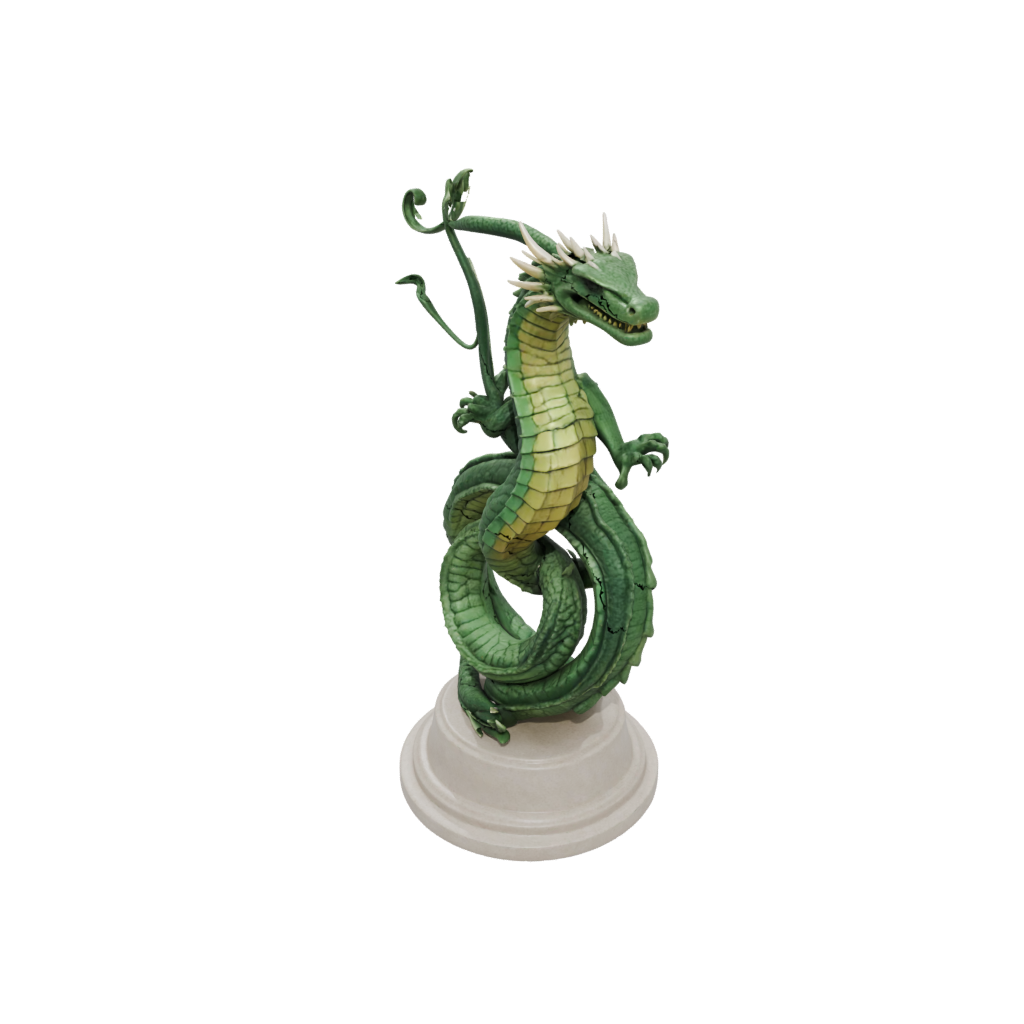 Jumbo Relief Basilisk Serpent