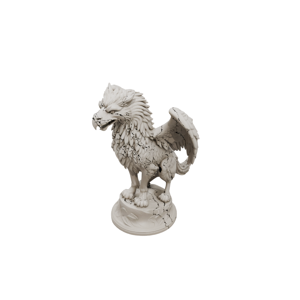 Jumbo Relief Griffin Statue