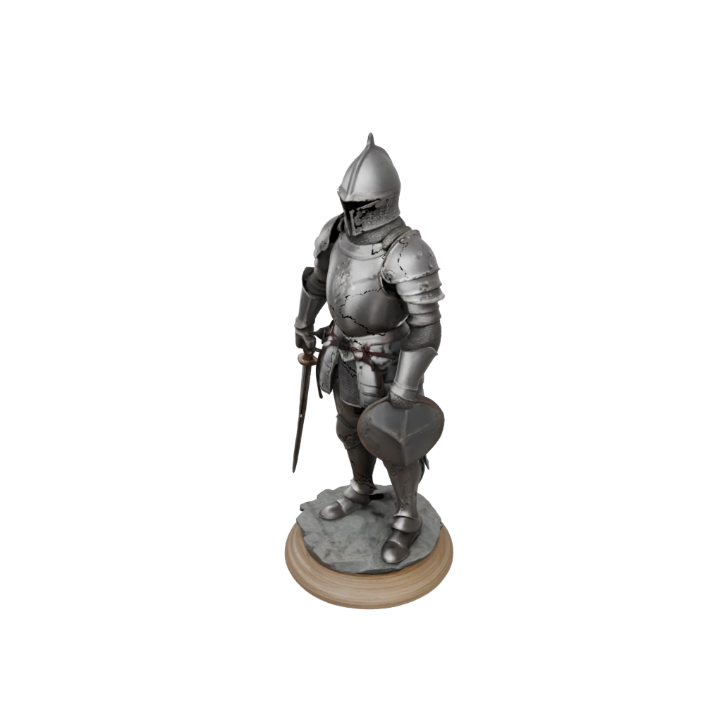 Jumbo Relief Medieval Knight Statue