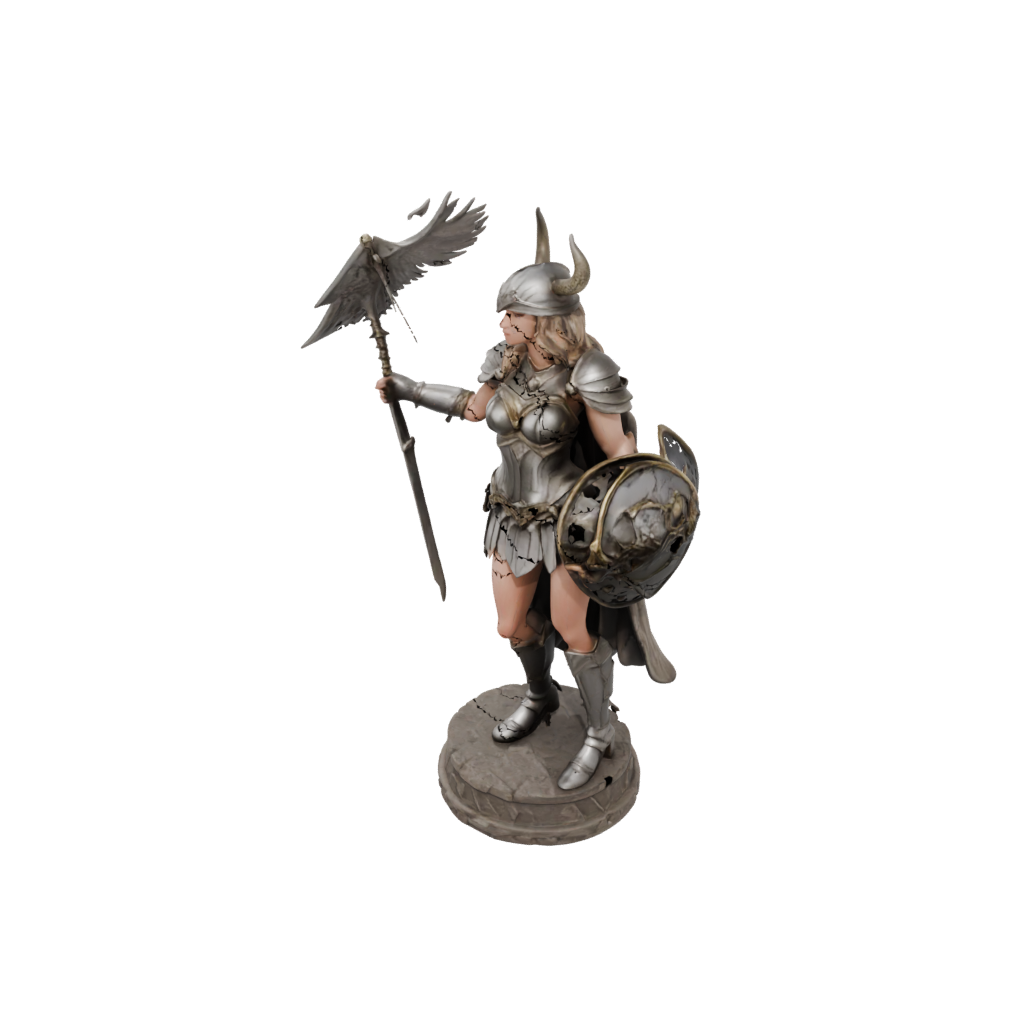 Jumbo Relief Valkyrie Warrior Figure