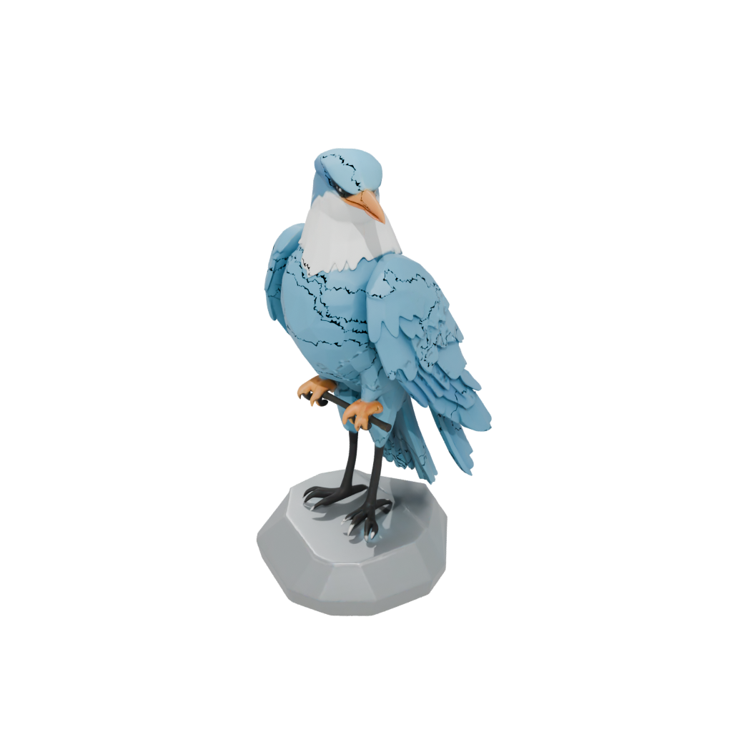 Low-Poly Scene Thunderbird