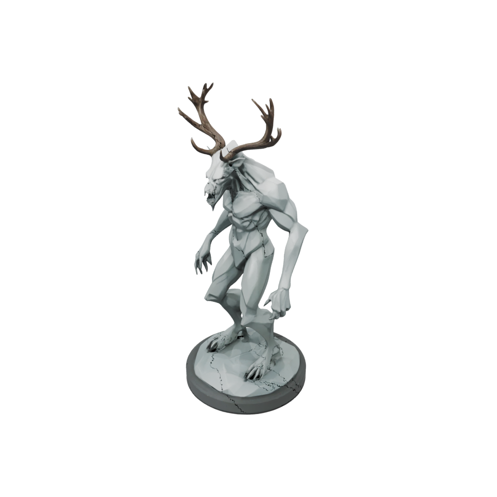 Low-Poly Scene Wendigo