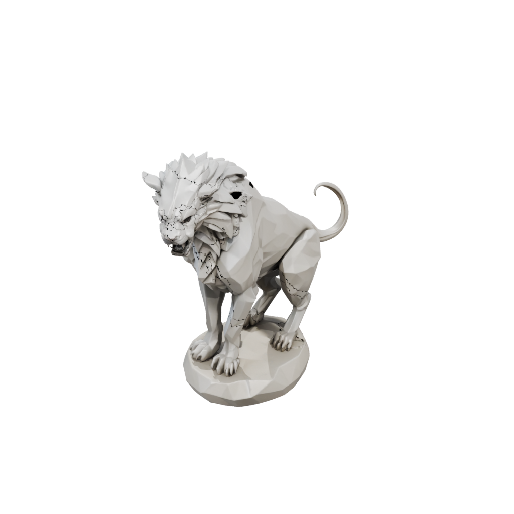 Low-Poly Chimera Beast