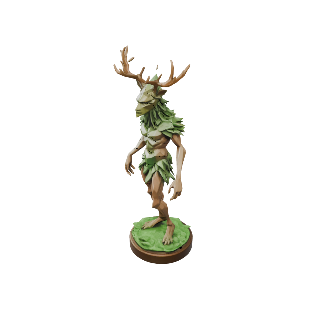 Low-Poly Forest Spirit Ent