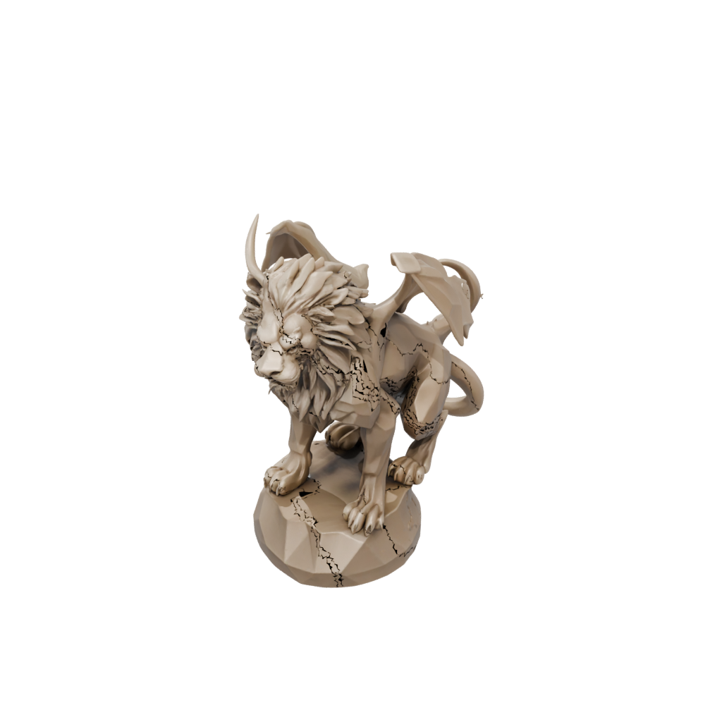 Low-Poly Manticore