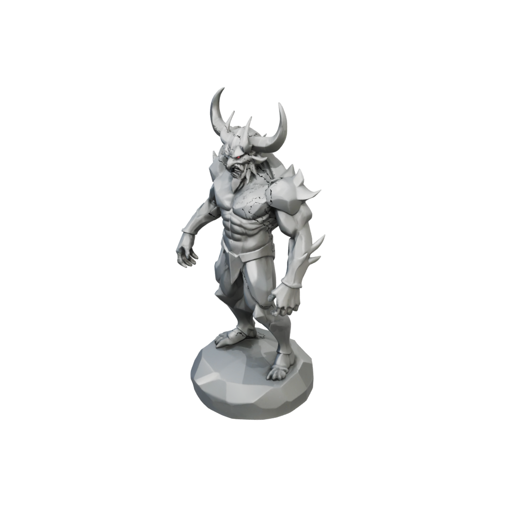 Low-Poly Oni Demon