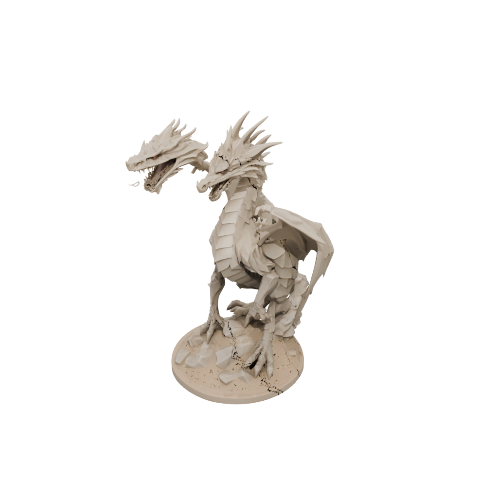 Low-Poly Sand Wyrm