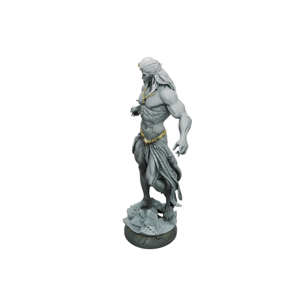 Low-Poly Storm Djinn