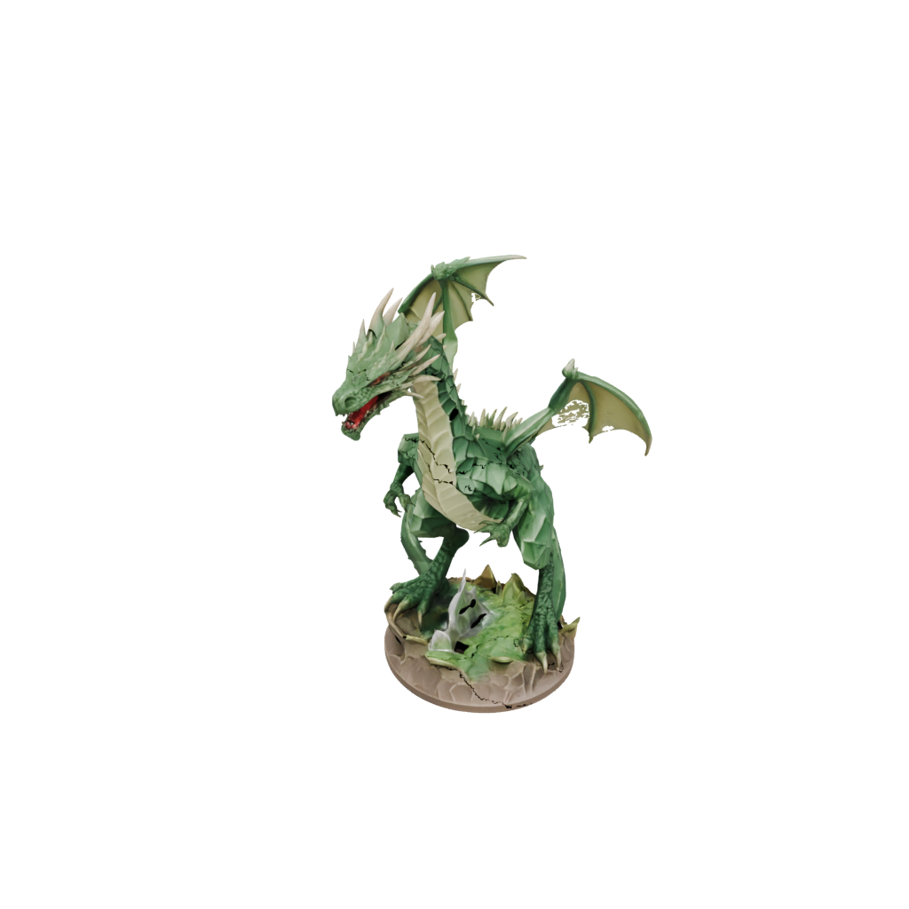 Low-Poly Swamp Dragon