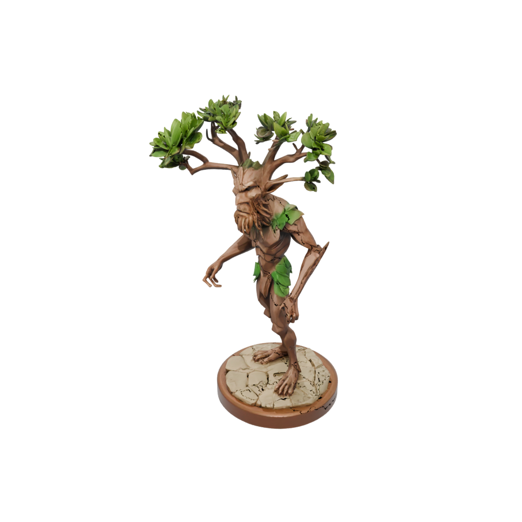Low-Poly Relief Treant Elder