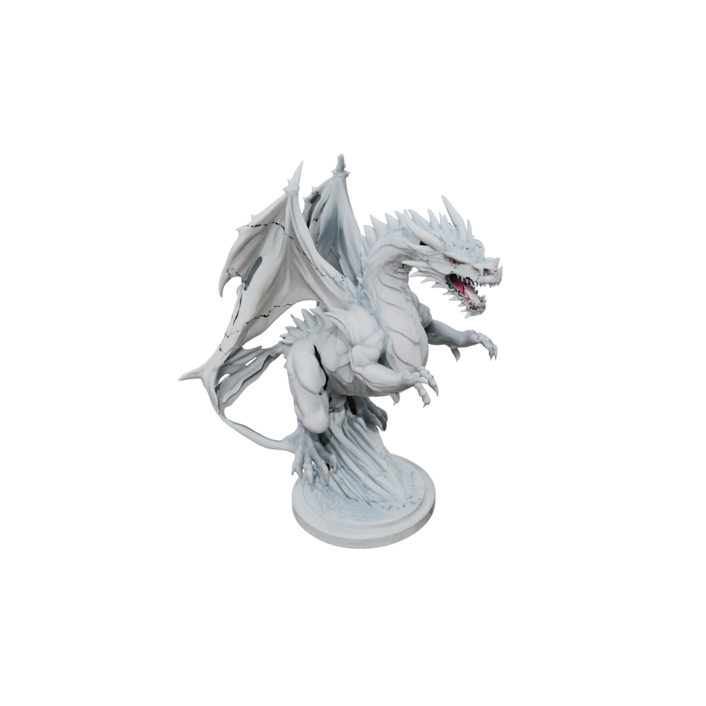 Marble Bust Frost Wyrm