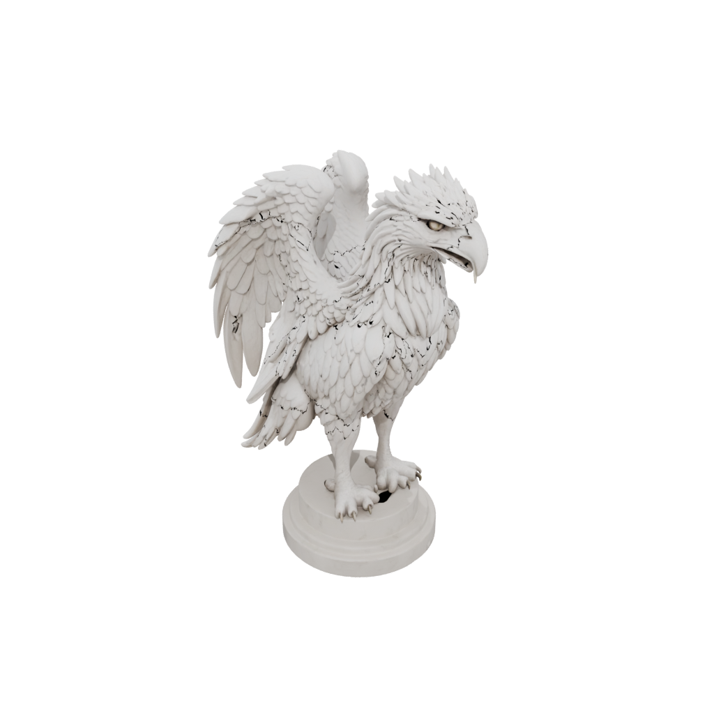 Marble Bust Griffin Statue