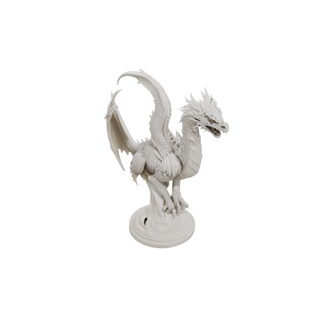 Marble Bust Sand Wyrm