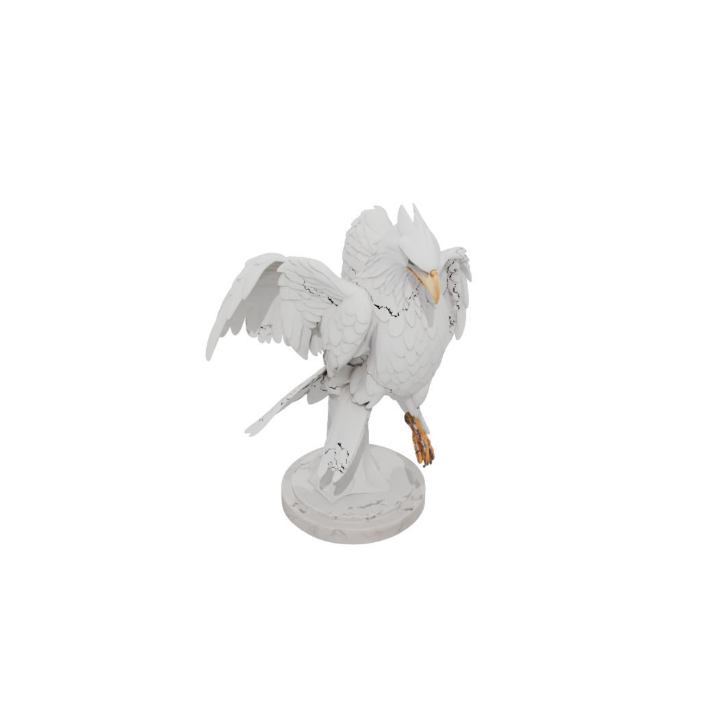 Marble Bust Thunderbird