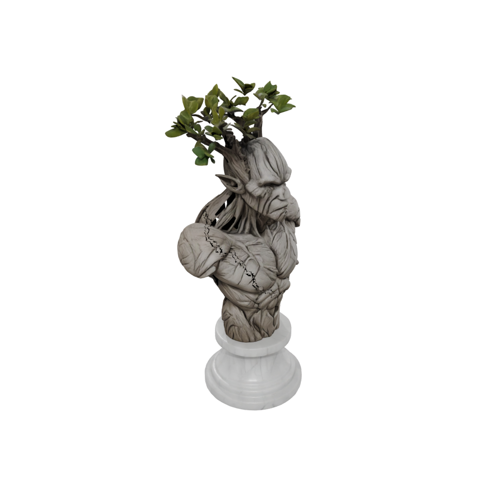 Marble Bust Treant Elder