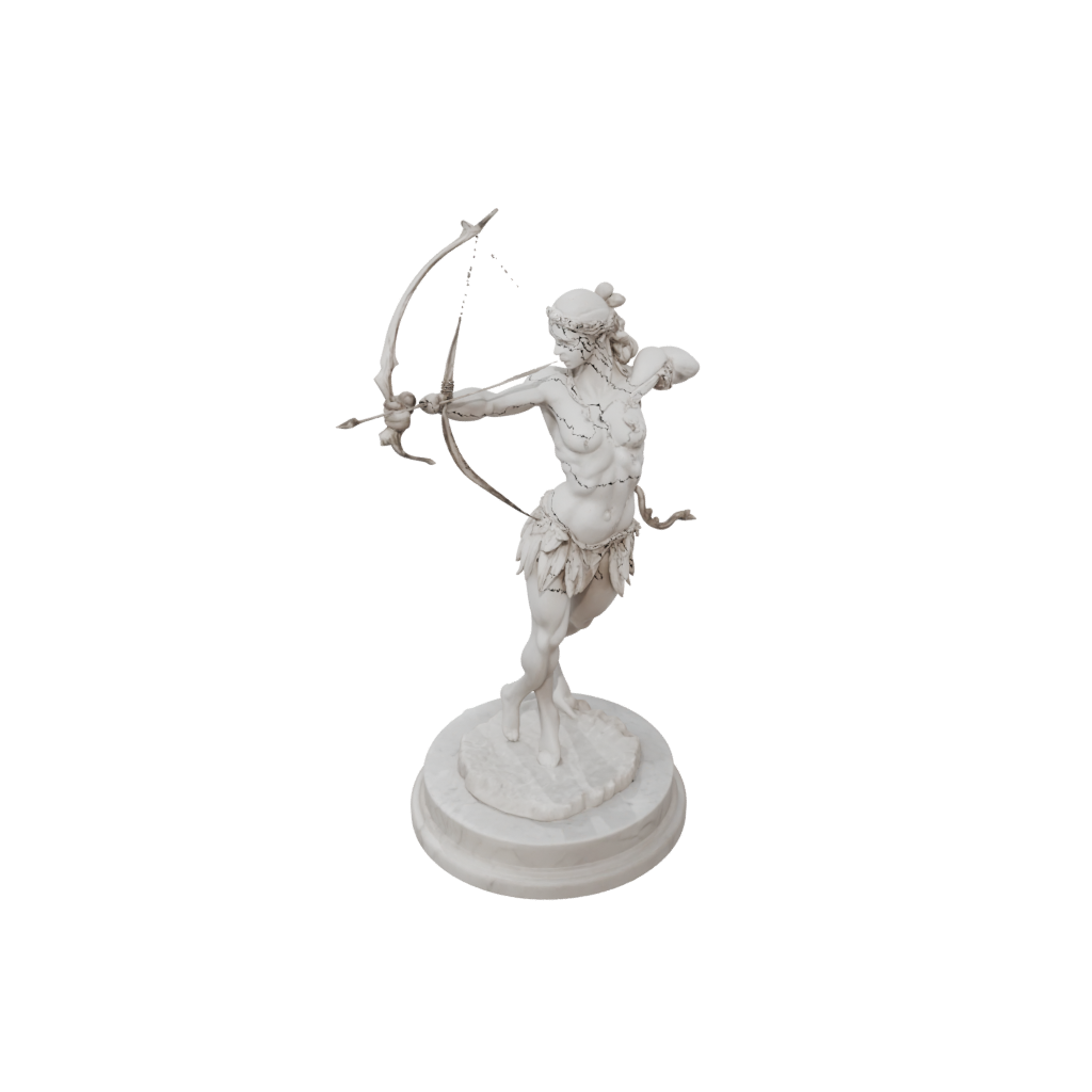 Marble Scene Centaur Archer
