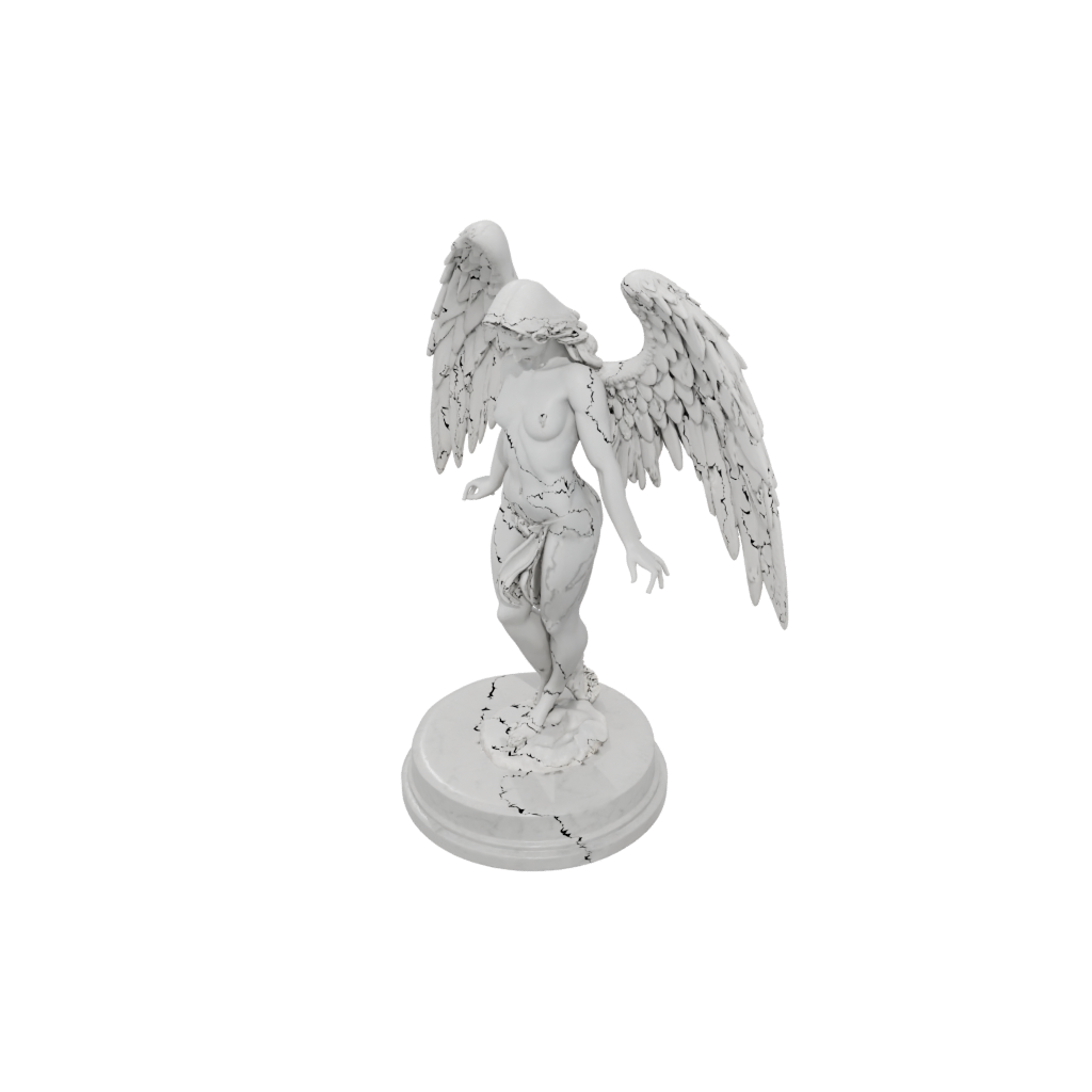 Marble Scene Fallen Angel