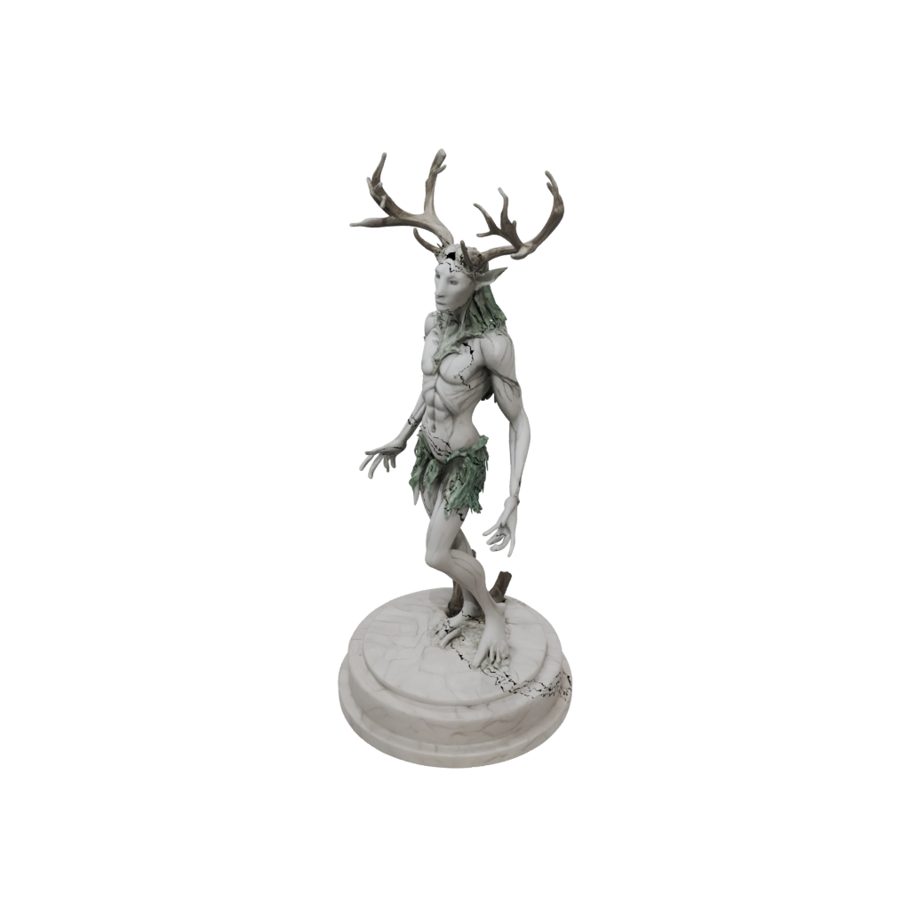 Marble Scene Forest Spirit Ent
