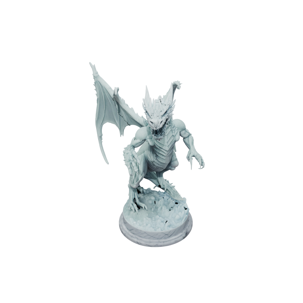 Marble Scene Frost Wyrm