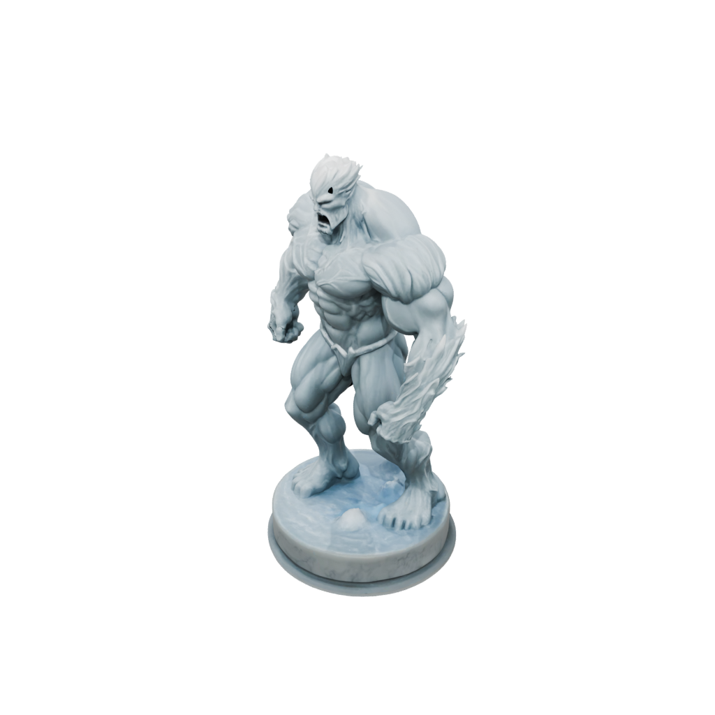 Marble Scene Ice Elemental Titan