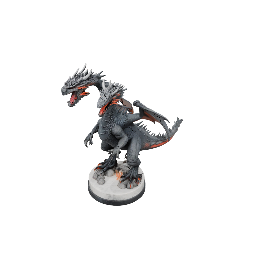 Marble Scene Lava Drake