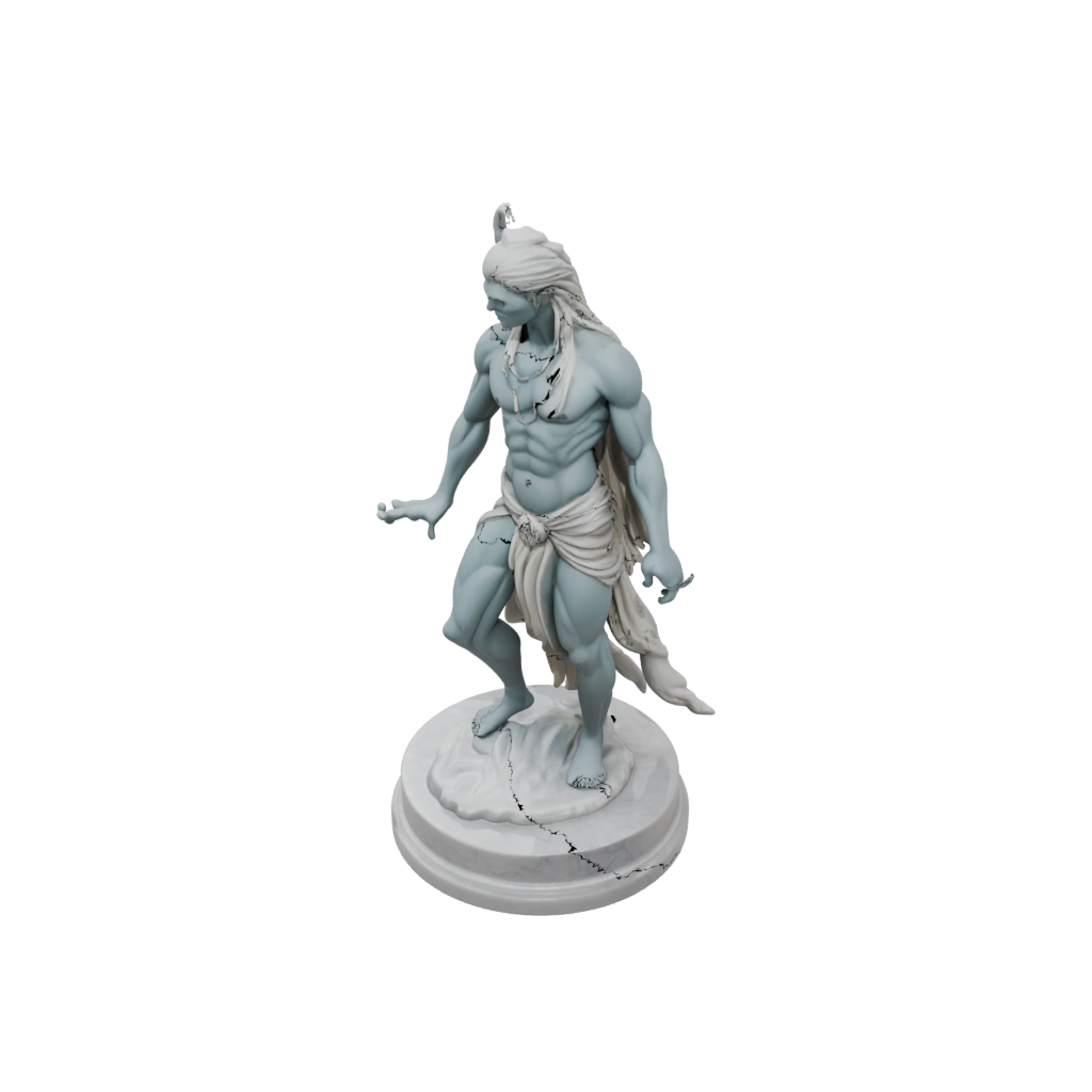 Marble Scene Storm Djinn