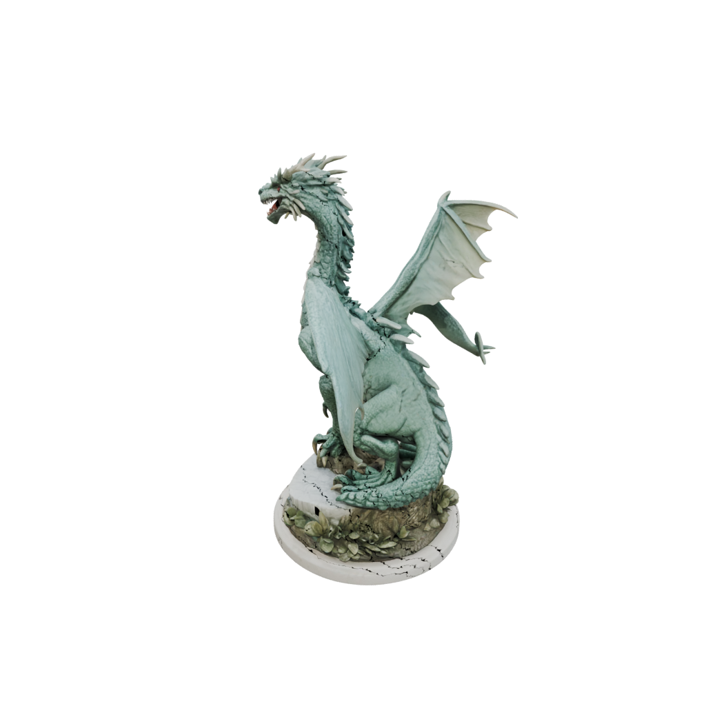 Marble Scene Swamp Dragon