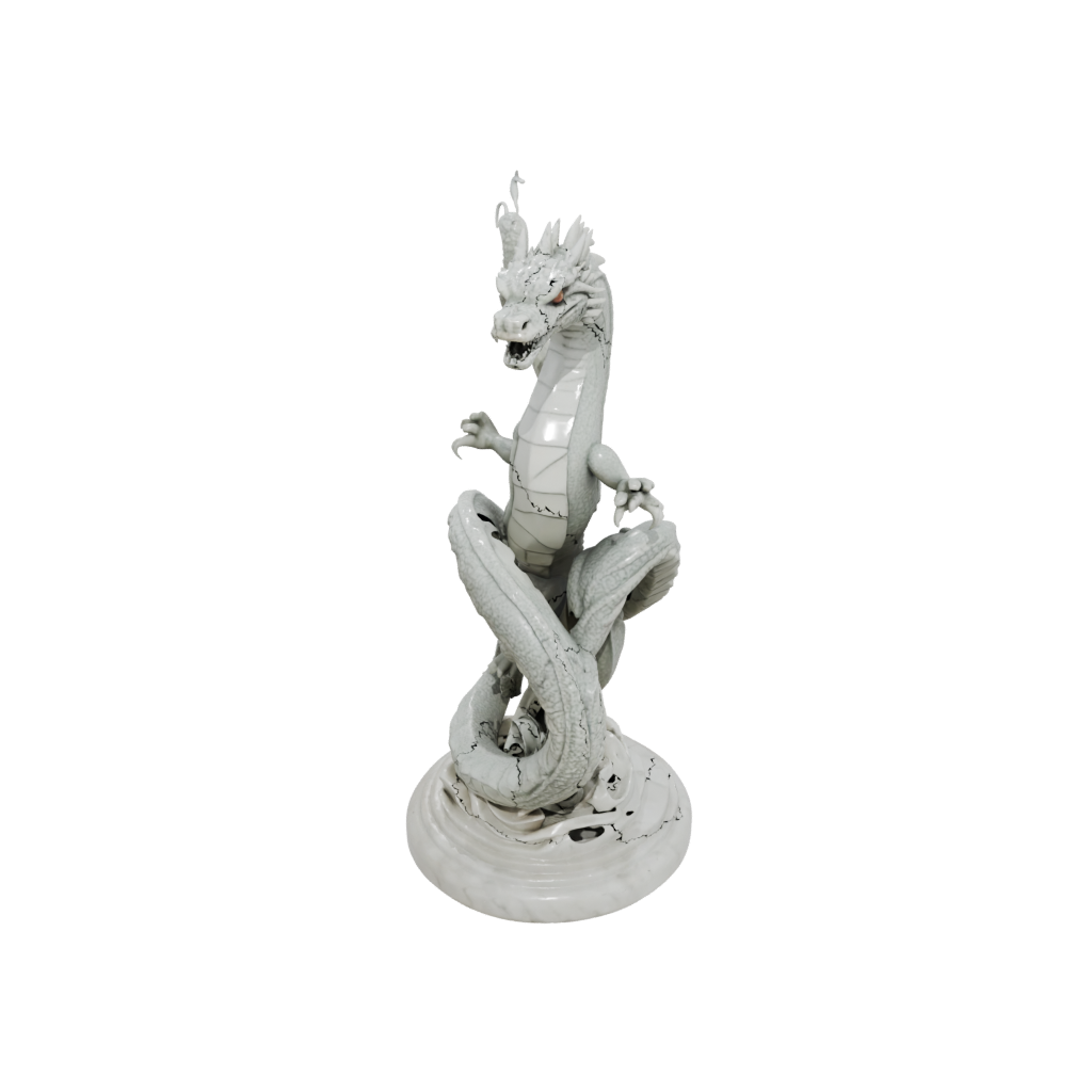 Marble Basilisk Serpent