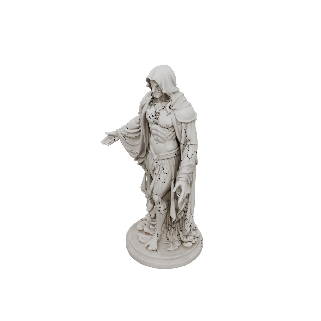 Marble Dark Sorcerer Figurine