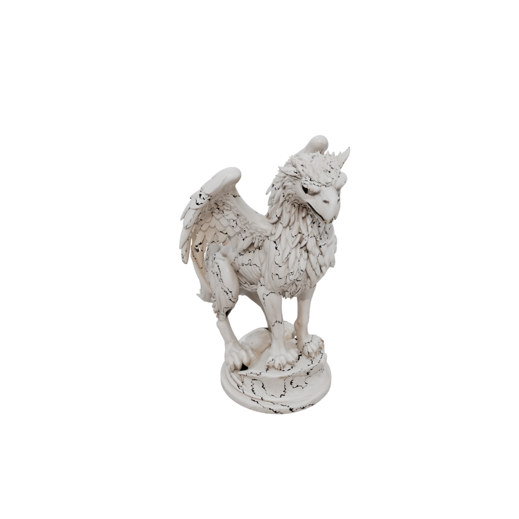 Marble Griffin Statue