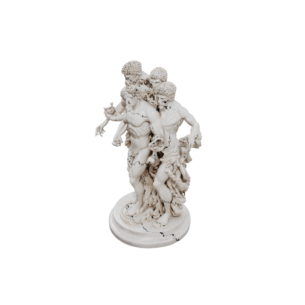 Marble Hydra Multi-Headed