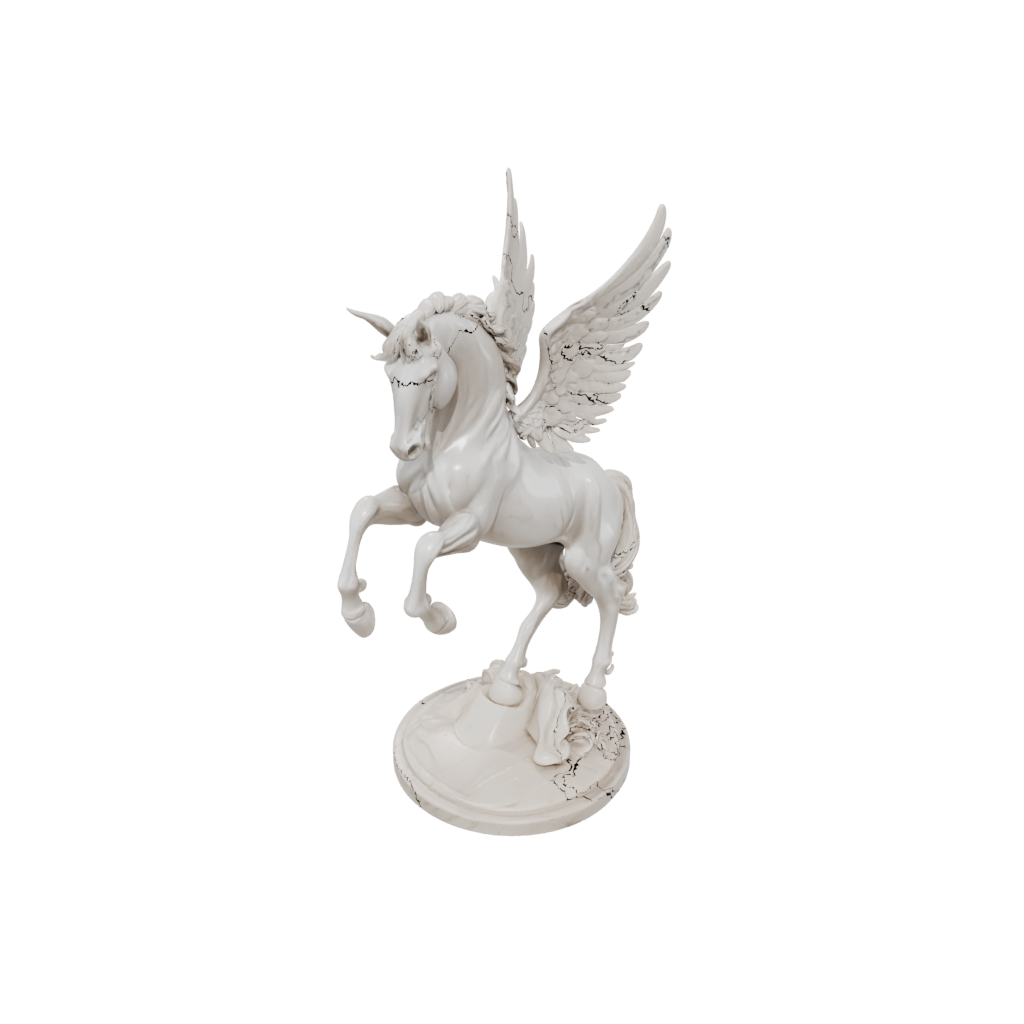 Marble Pegasus Rearing