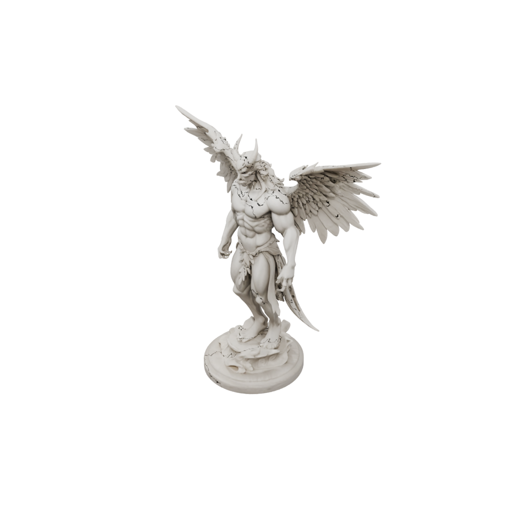 Marble Winged Demon Lord