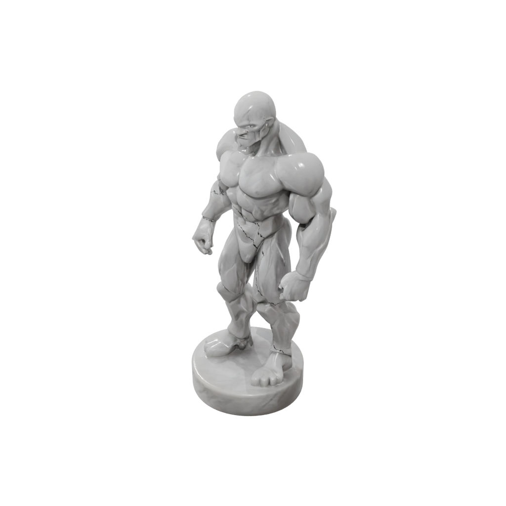 Marble Relief Crystal Golem