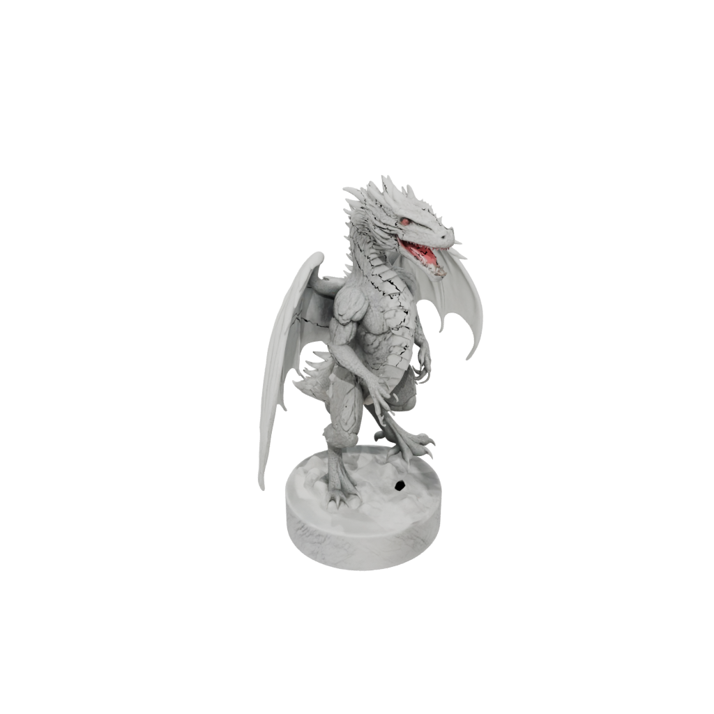 Marble Relief Lava Drake
