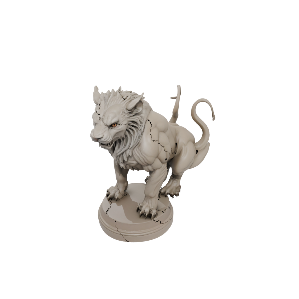 Mini Bust Chimera Beast
