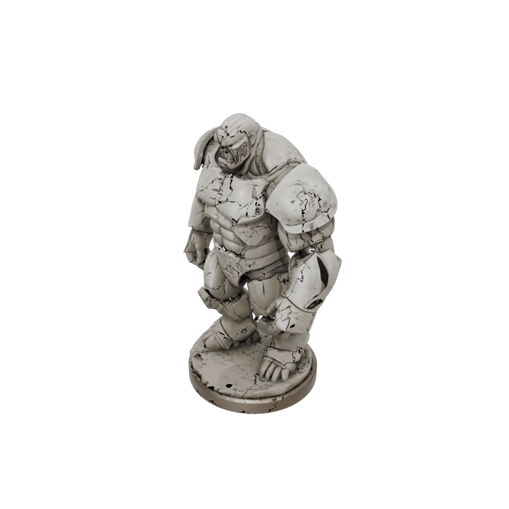 Mini Bust Earth Golem Colossus