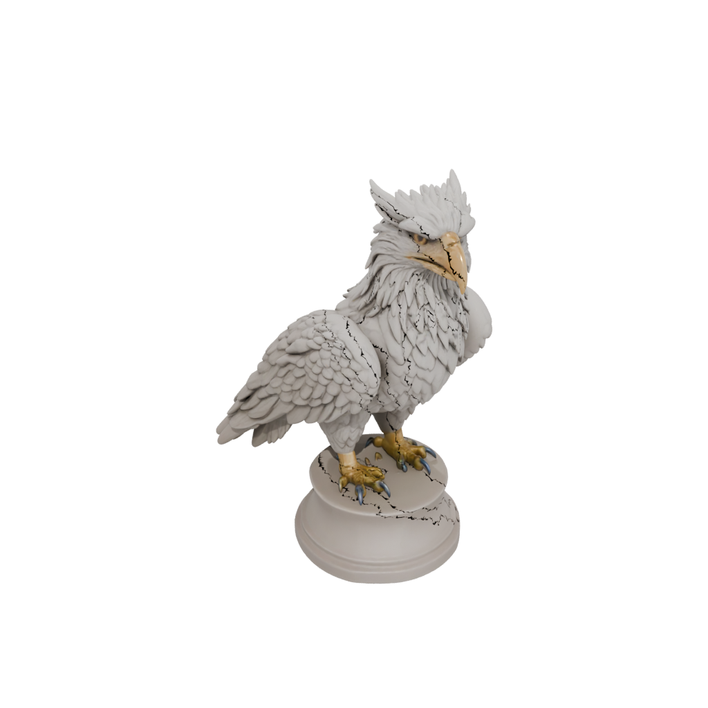 Mini Bust Griffin Statue