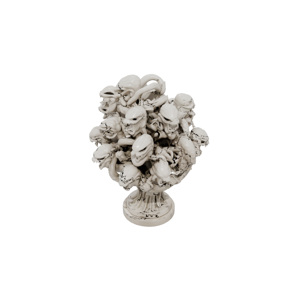 Mini Bust Hydra Multi-Headed
