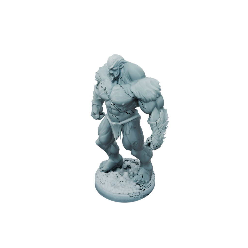 Mini Bust Ice Elemental Titan