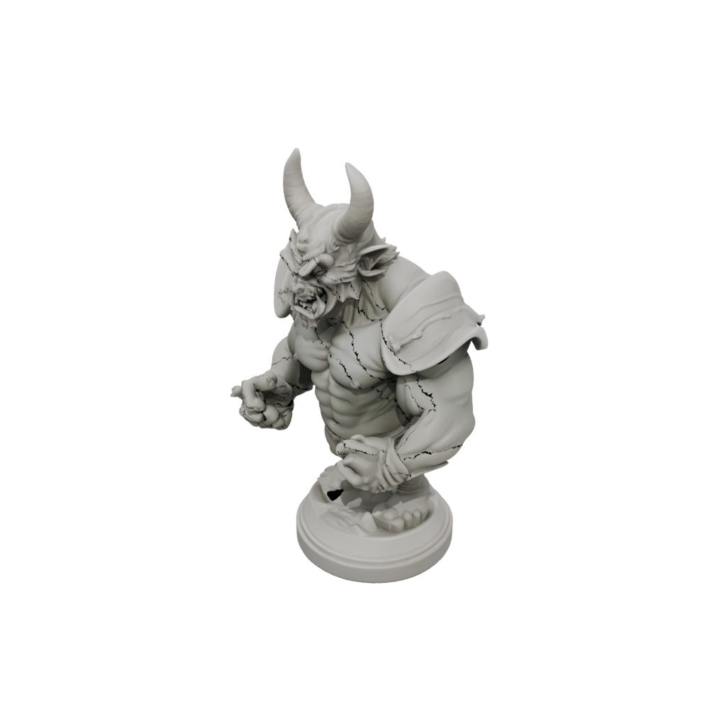 Mini Bust Oni Demon