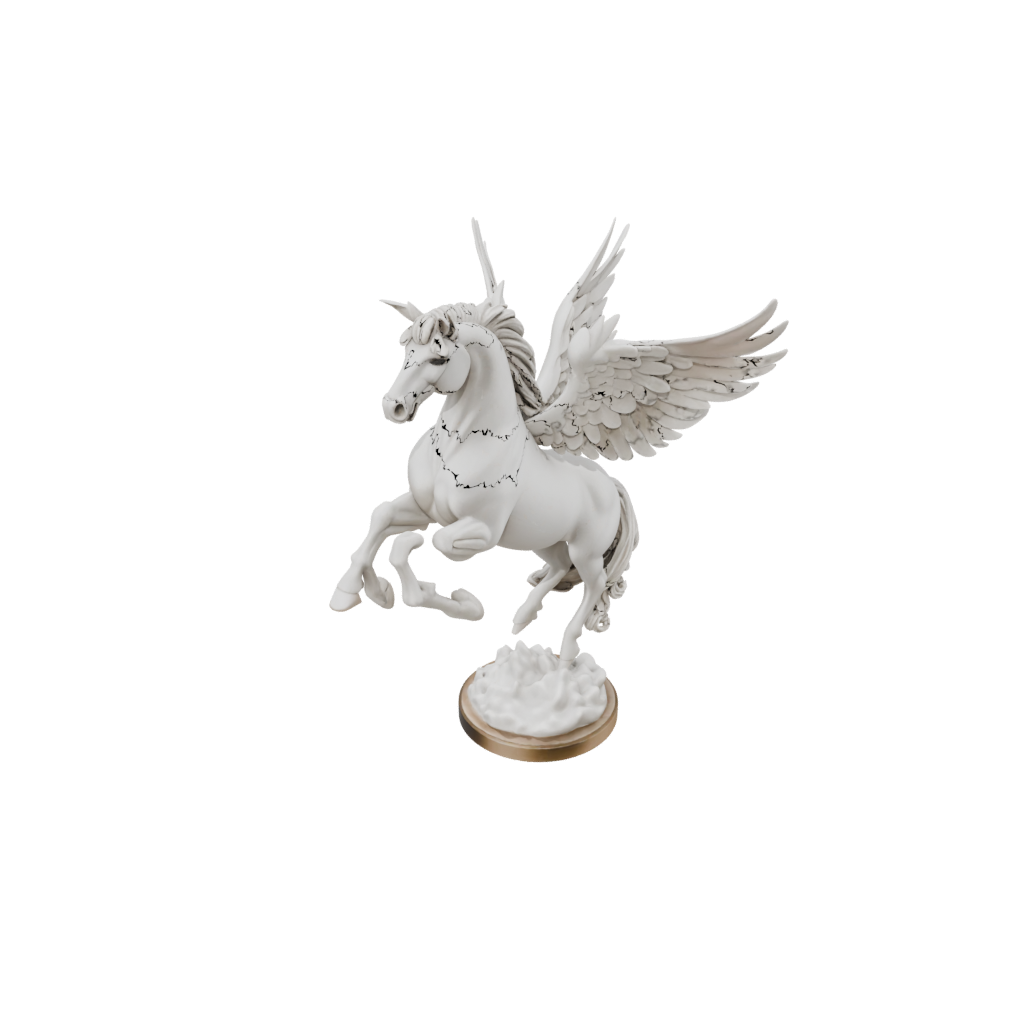 Mini Bust Pegasus Rearing
