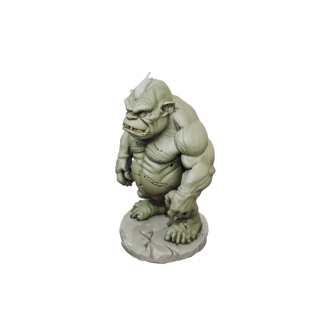 Mini Bust Rock Troll