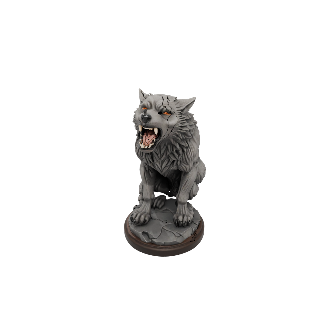 Mini Bust Werewolf Mid-Howl