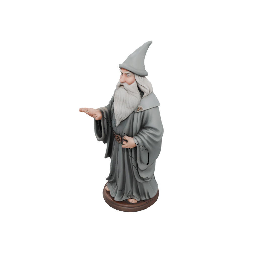 Mini Bust Wise Wizard Figure