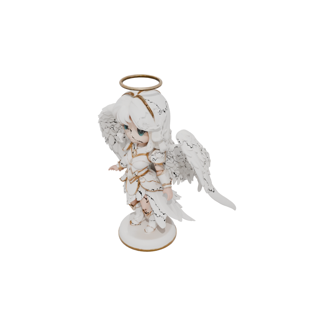 Mini Chibi Celestial Angel Warrior