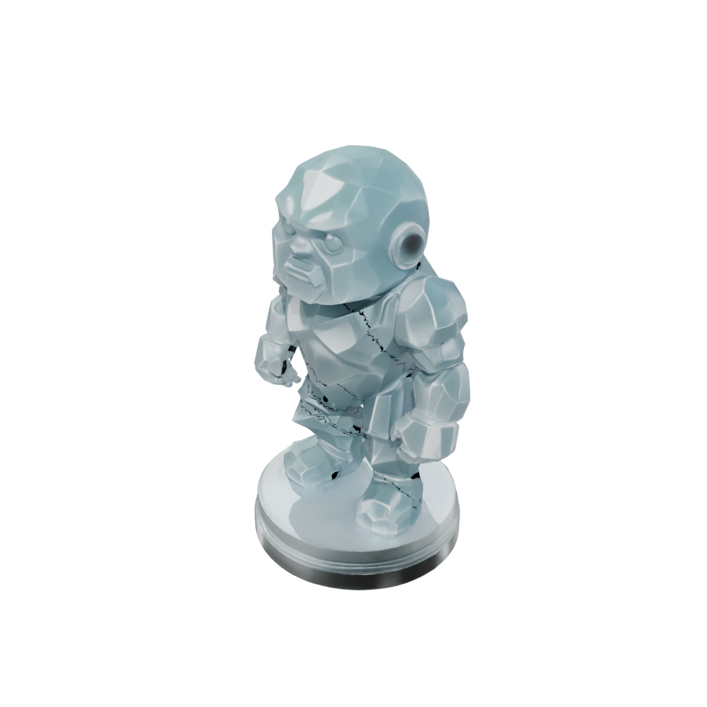 Mini Chibi Crystal Golem